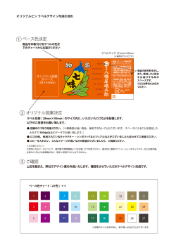 ラベルデータ作成の流れ