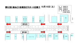 第62回 総おどり会場及びスタート位置②（PDF : 196KB）