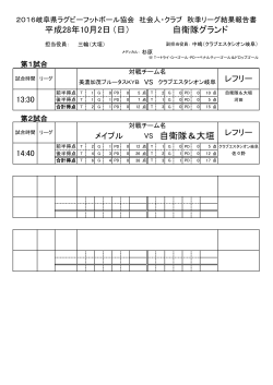 自衛隊＆大垣 - 岐阜県ラグビーフットボール協会