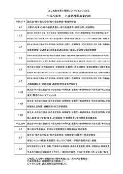 平成27年度事業報告 - 八坂幼稚園 アンパンマンの八坂幼稚園