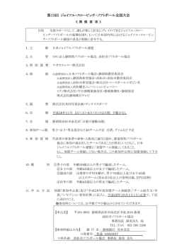 第13回 ジョイフル・スローピッチ・ソフトボール全国大会