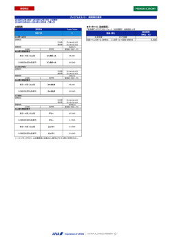 プレミアムエコノミー 期間限定運賃