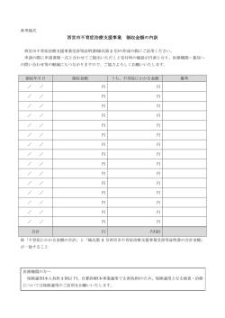 西宮市不育症治療支援事業 領収金額の内訳