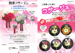 記念品（コサージュカタログ） - 大阪市学校用品株式会社HOME