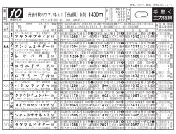 丹波市秋のウマいもん！「丹波栗」特別 1400m