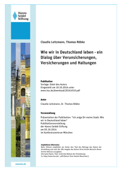 Rede von Claudia Leitzmann und Dr. Thomas Röbke.