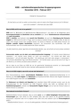 Infoblatt f&uuml;r InteressentInnen