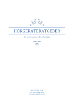h&ouml;rger&auml;teratgeber - H&ouml;rger&auml;te in Herford