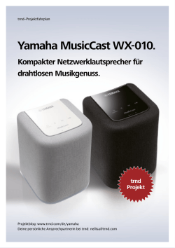 Yamaha MusicCast WX-010.