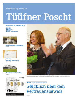 Tüüfner Poscht Ausgabe 08 / 2016