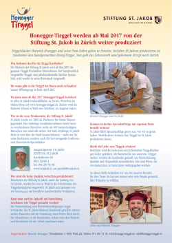 die wichtigsten Informationen - bei der Tirggel