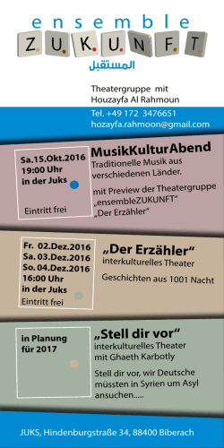 Programm - Helferkreis Asyl Aulendorf