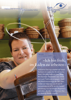 heruntergeladen werden - Sehbehindertenhilfe Basel