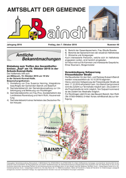 Amtsblatt vom 07.10.2016