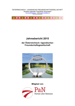 Jahresbericht 2015 - &Ouml;sterreichisch Ugandische