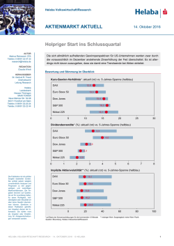 Holpriger Start ins Schlussquartal