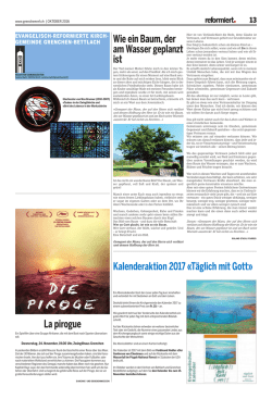 Reformiert 10/2016 - ref. Kirchgemeinde Grenchen