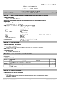 EG-Sicherheitsdatenblatt