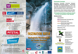 Faszination natur - Geozentrum Tiroler Oberland