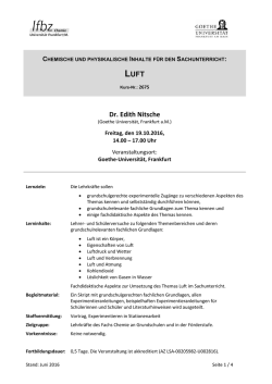 LUFT Dr. Edith Nitsche - Goethe
