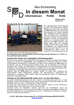 Ausgabe Oktober 2016 - SPD Neu