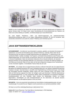 java softwareentwickler/in - i