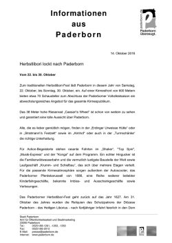 Herbstlibori lockt nach Paderborn