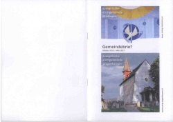 Gottesdienstplan Oktober 2016 bis März 2017 [PDF