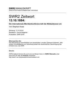 SWR2 Zeitwort