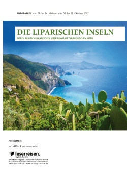 Infos zur Reise auf die Liparischen Inseln