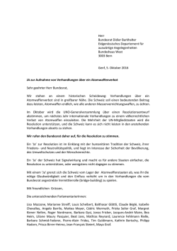 Herr Bundesrat Didier Burkhalter
