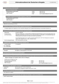 Informationsdienst der Deutschen eVergabe