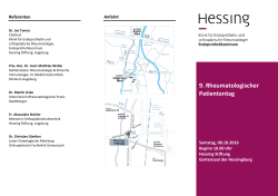 Programm - Hessing Stiftung