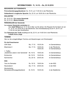 informationen