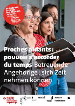 Journ&eacute;e des proches aidants