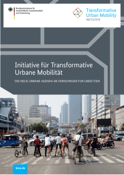Initiative f&uuml;r Transformative Urbane Mobilit&auml;t