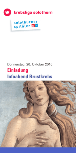 Infoabend Brustkrebs