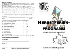 herbstferien16 - KoT Drolshagen