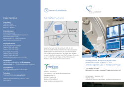 Information So finden Sie uns