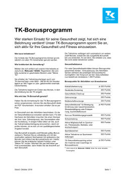 TK-Bonusprogramm
