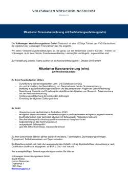 Die Volkswagen Versicherungsdienst GmbH