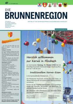 Herzlich willkommen zur Kerwe in Flinsbach