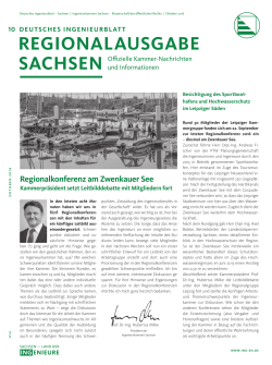 Regionalausgabe sachsen - Ingenieurkammer Sachsen