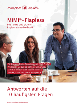 MIMI®-Flapless - Champions Implants