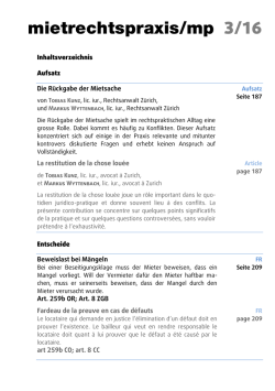 Inhaltsverzeichnis der aktuellen mp