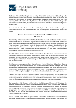 Die Europa-Universität Flensburg ist eine lebendige Universität in