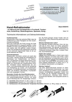Hand-Refraktometer