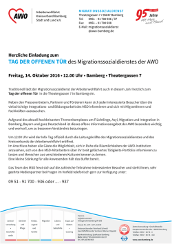 Tag der offenen Tür beim Migrationssozialdienst