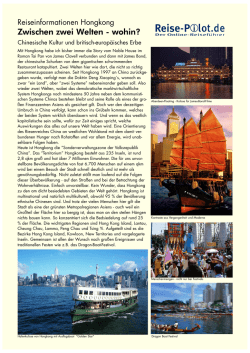 Hongkong - Reise