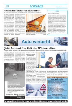 Auto winterfit - Sonderveröffentlichungen
